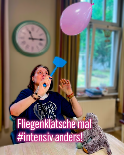 Wer sagt eigentlich, dass eine Fliegenklatsche nur für Fliegen da ist?